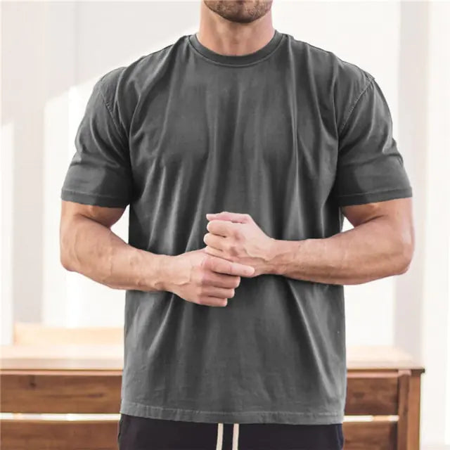 Gym Workout Fitness Cotton T-Shirt