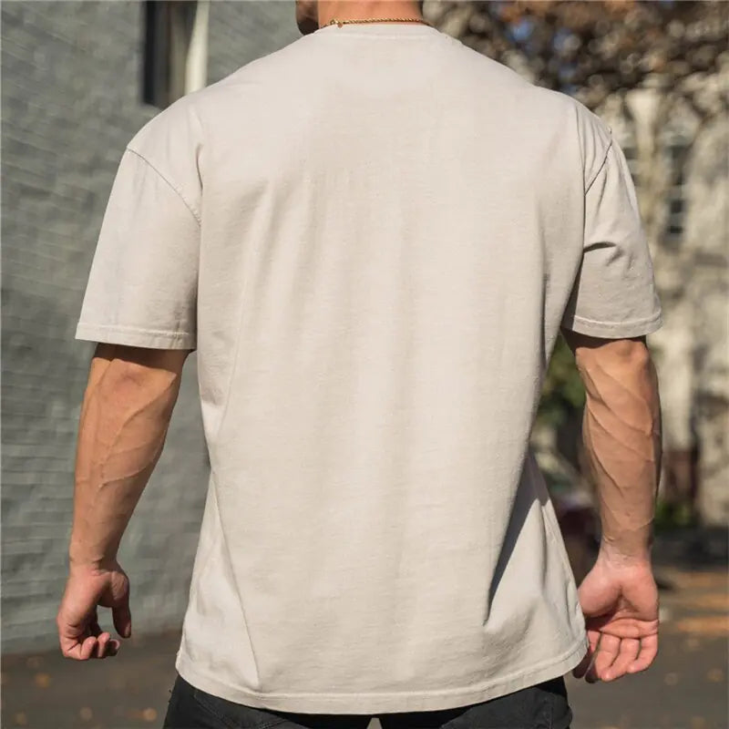Gym Workout Fitness Cotton T-Shirt