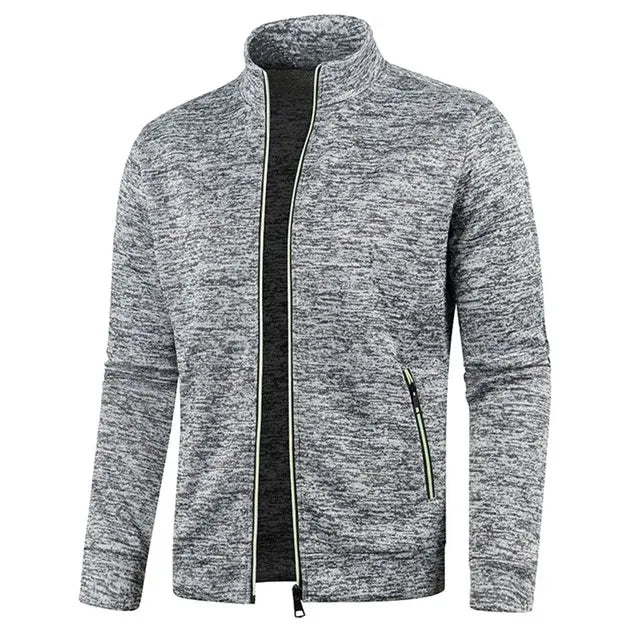Zipper Jackets Standing Collar
