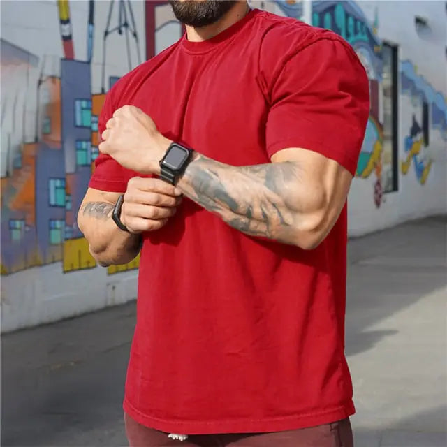 Gym Workout Fitness Cotton T-Shirt