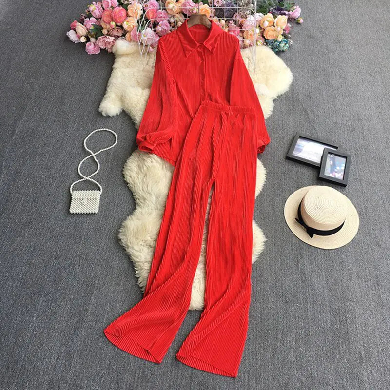 Versatile Pleated Set