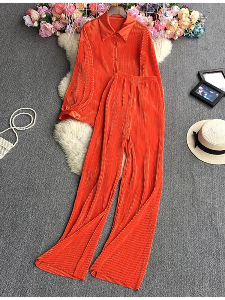Versatile Pleated Set