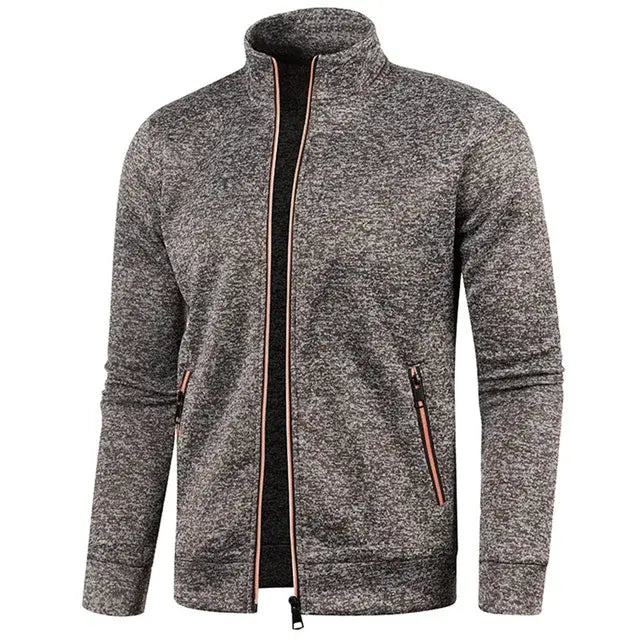 Zipper Jackets Standing Collar