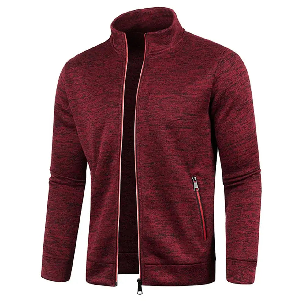 Zipper Jackets Standing Collar