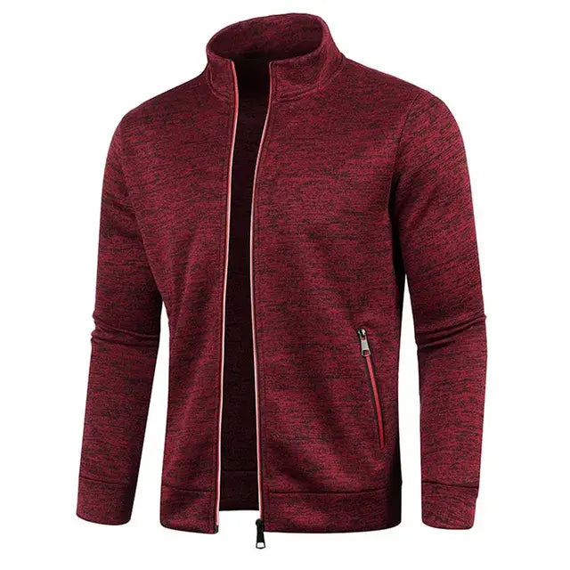 Zipper Jackets Standing Collar