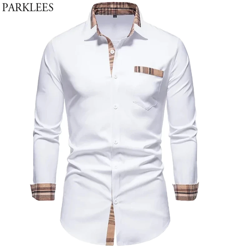 Patchwork Formal Shirts
