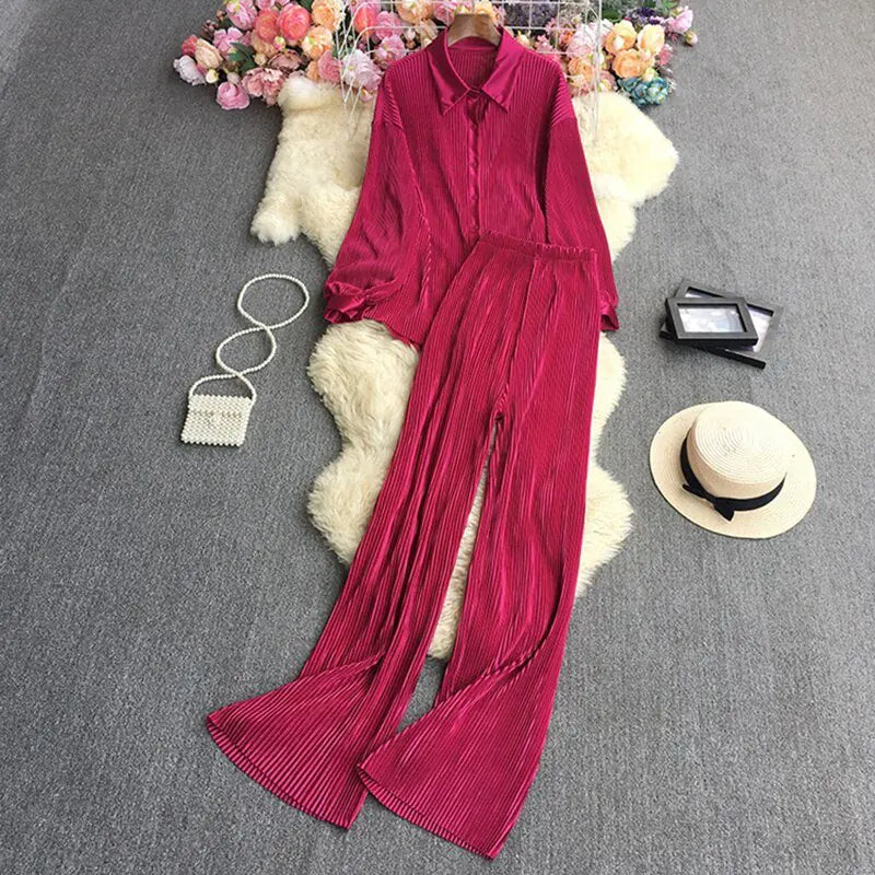 Versatile Pleated Set