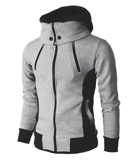 Double Zipper Hoodie Jacket