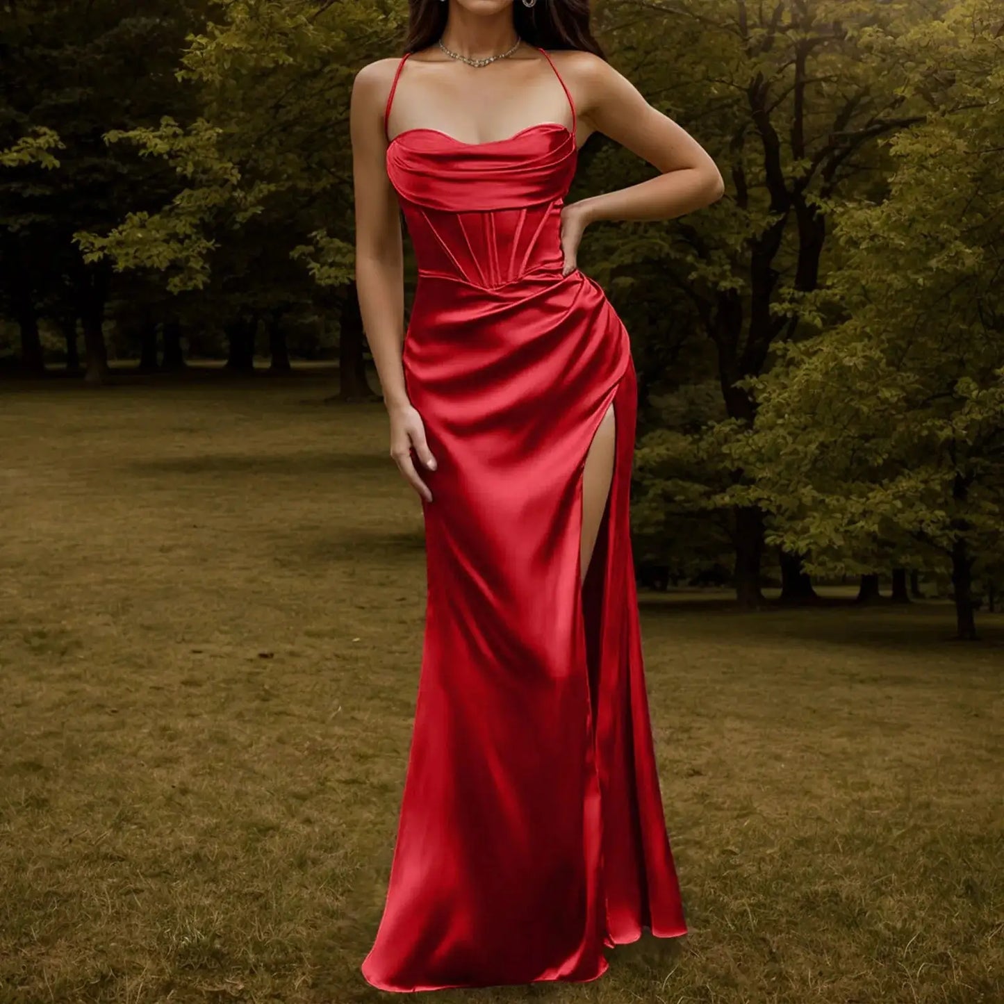 Satin Dress