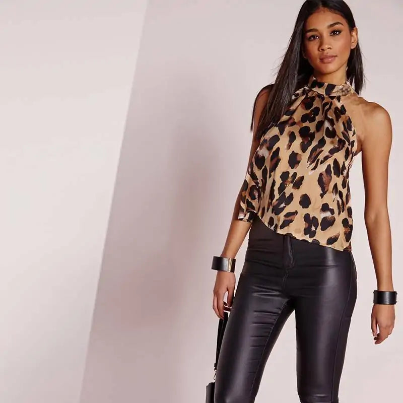 Leopard Print Blouses