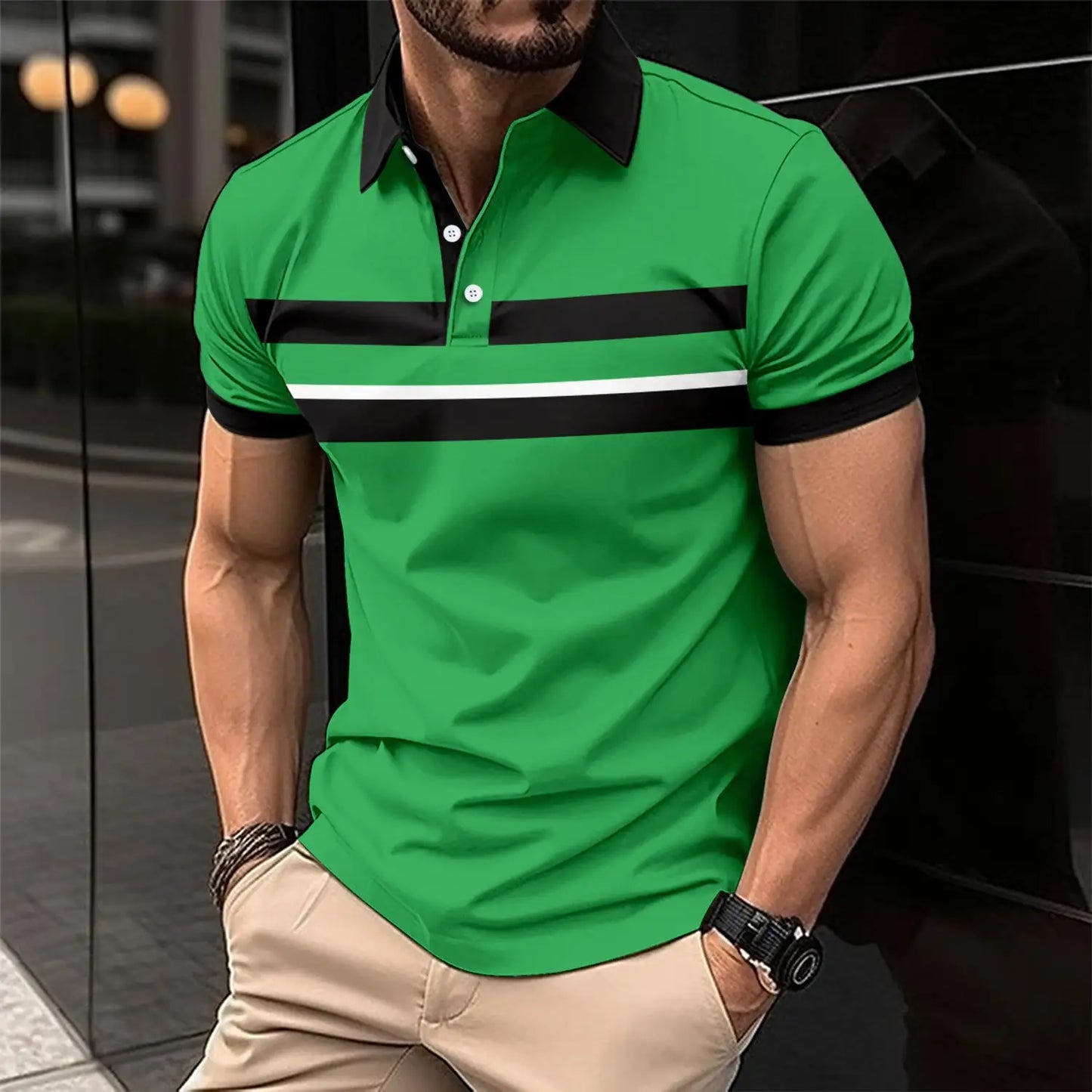 Casual Collar Polo