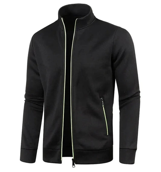 Zipper Jackets Standing Collar