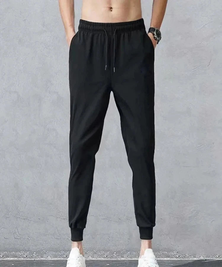 Adjustable Ankle-Tied Trousers