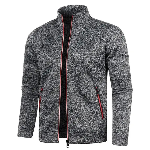 Zipper Jackets Standing Collar