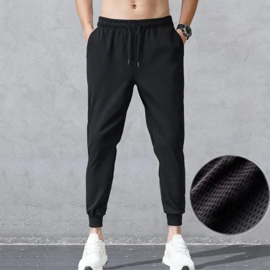 Adjustable Ankle-Tied Trousers