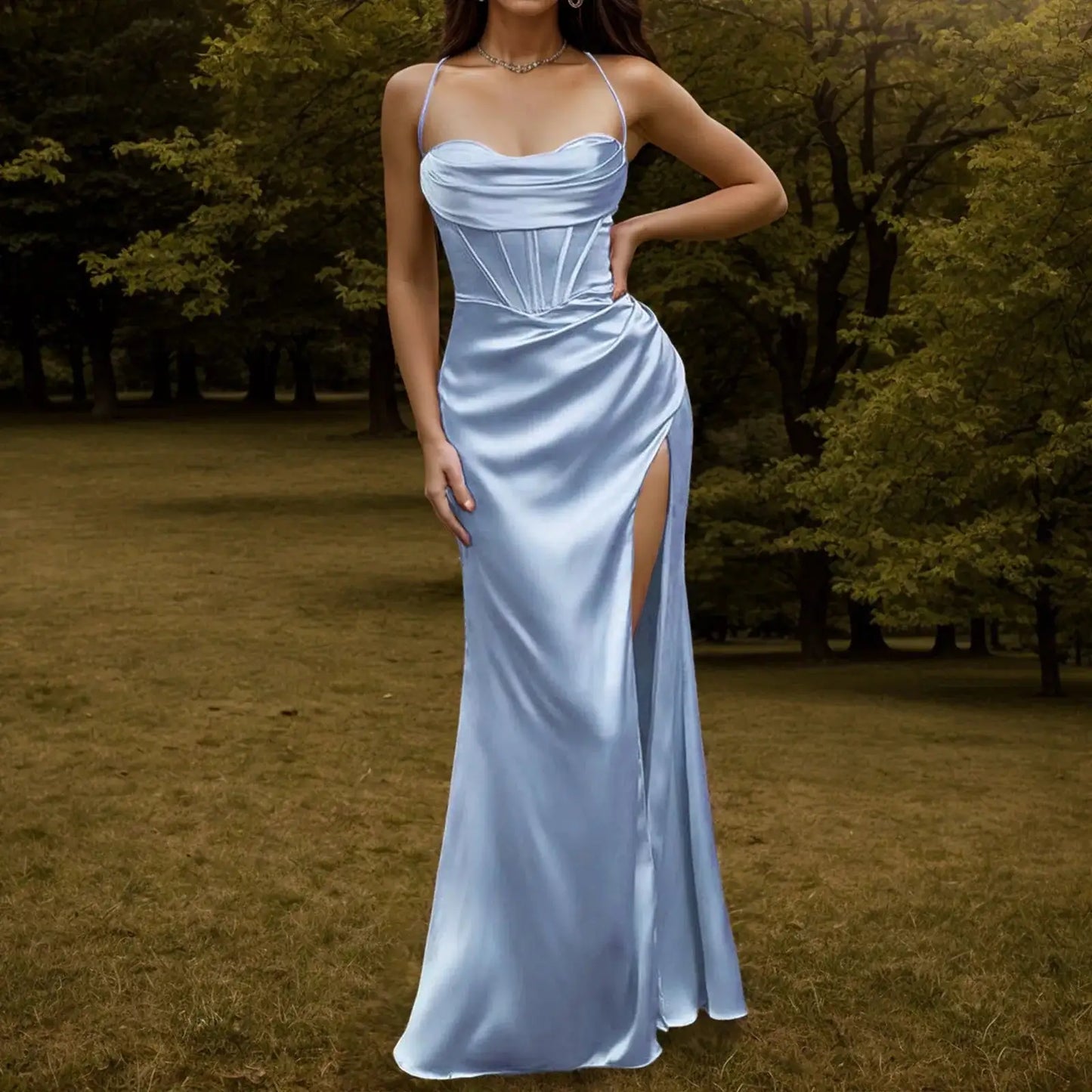 Satin Dress